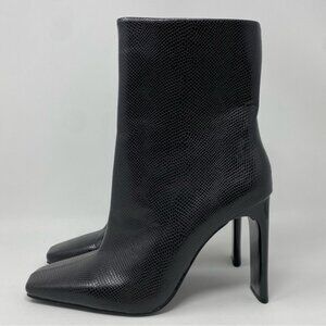 Zara Women Animal print high heel ankle boots 3122/510/040 size 39